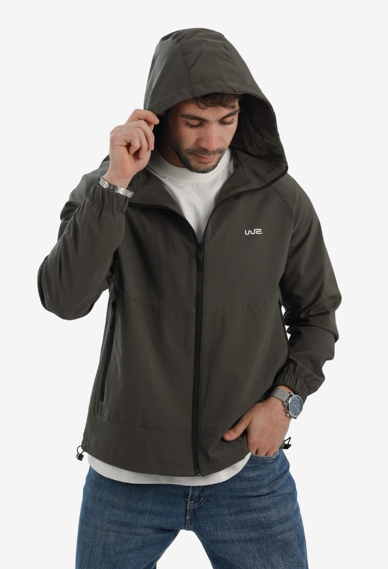 WHITE RABBIT Jacket soft with lining-Olive - Image 2